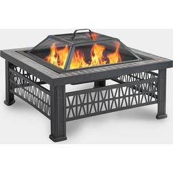 VonHaus Fire Pit Bowl â Square Geo